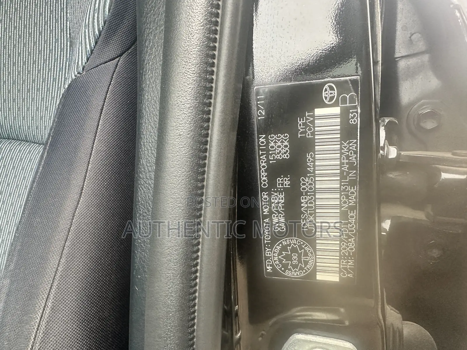 Toyota Yaris SE Hatchback 5dr 2012 Black