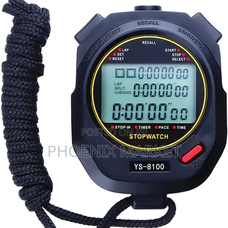 YS-8100 Digital Sports Stopwatch Timer
