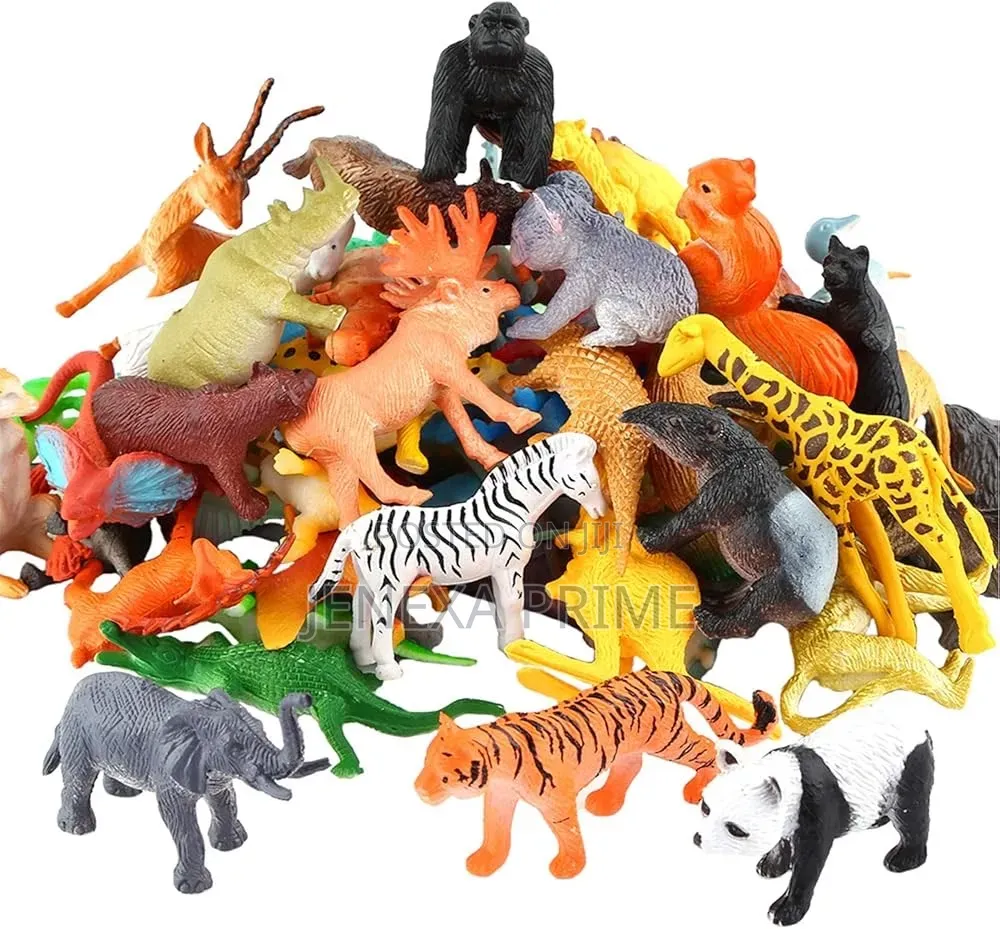 36pc Mr Nice Toys of Miniature Forest Animals