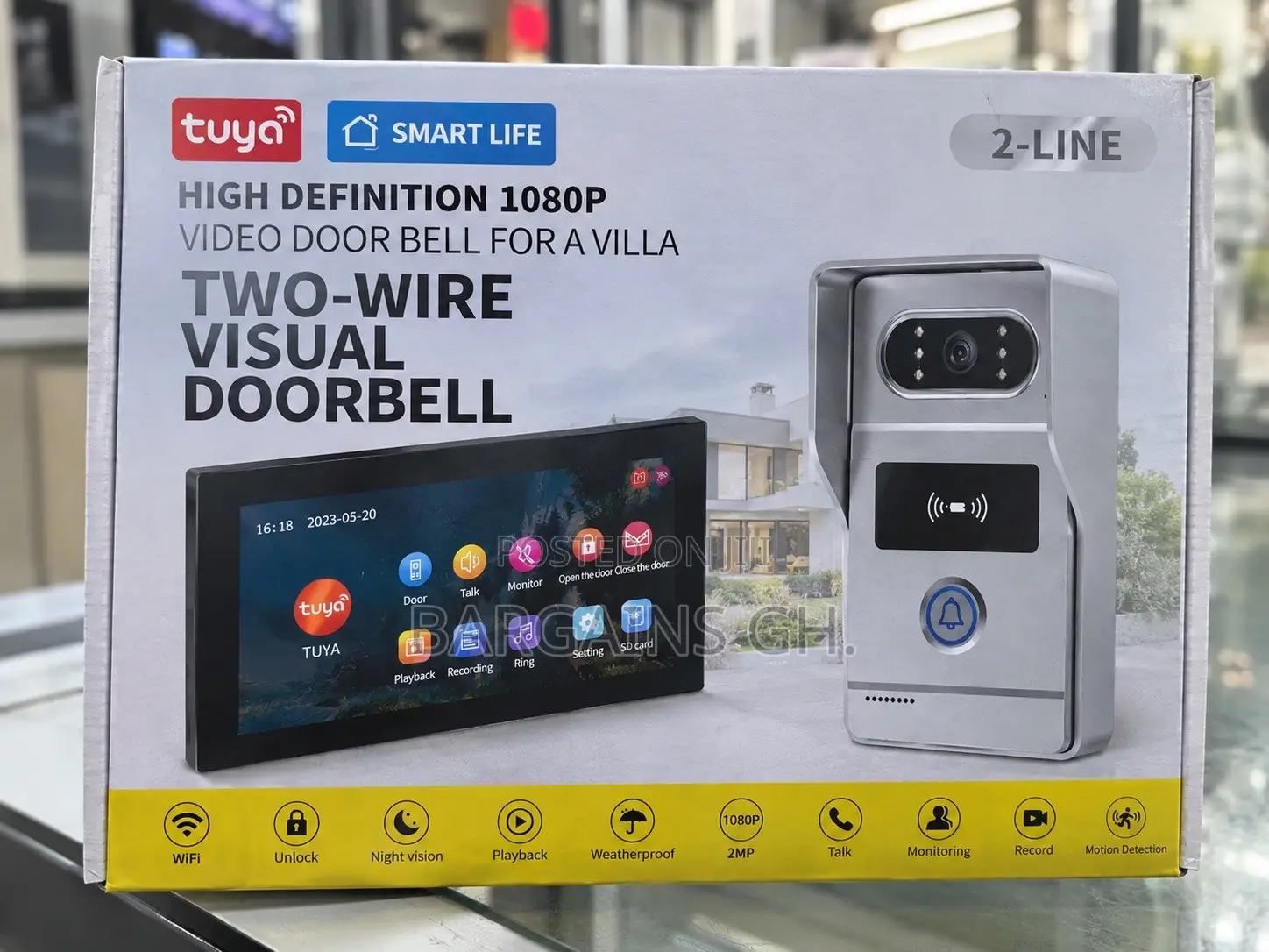 Tuya Smart Life 1080P Two-Wire Surveillance Video Intercom