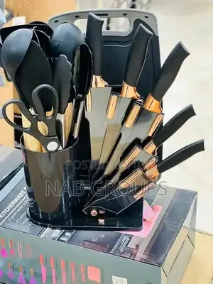 Silicone Utensils Set With Acrylic Stand