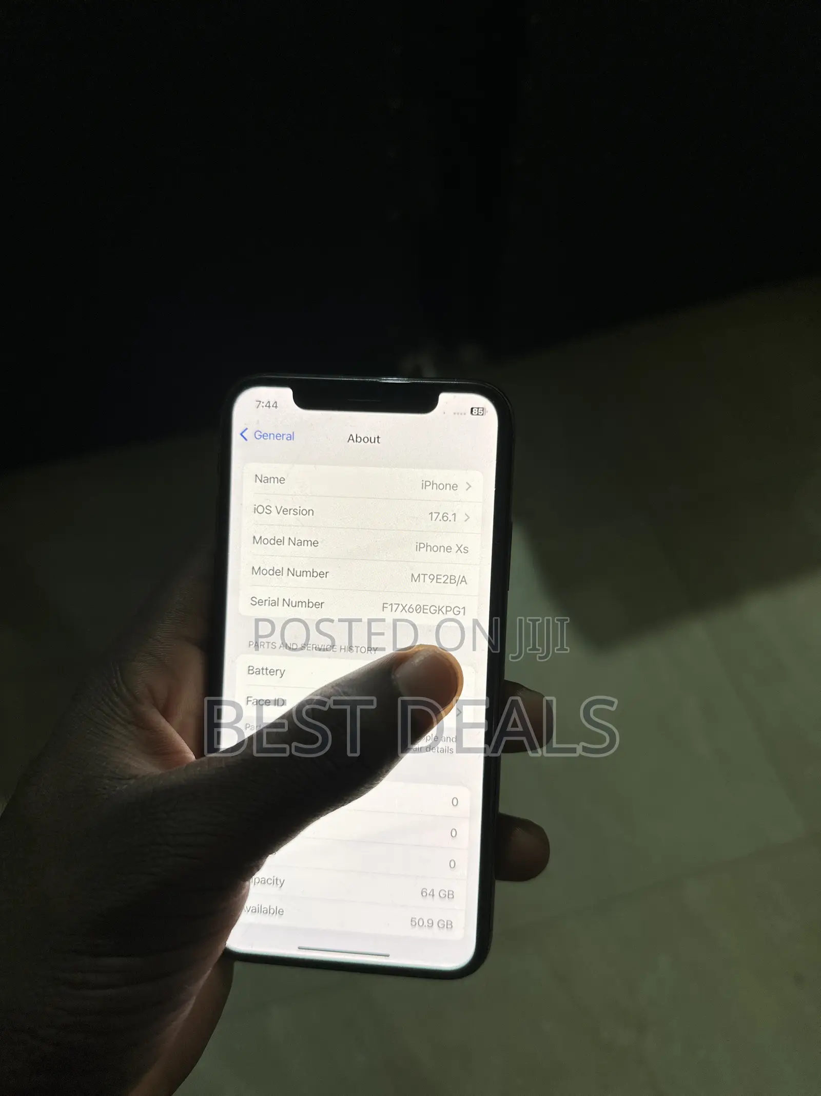 Apple iPhone XS 64 GB Black