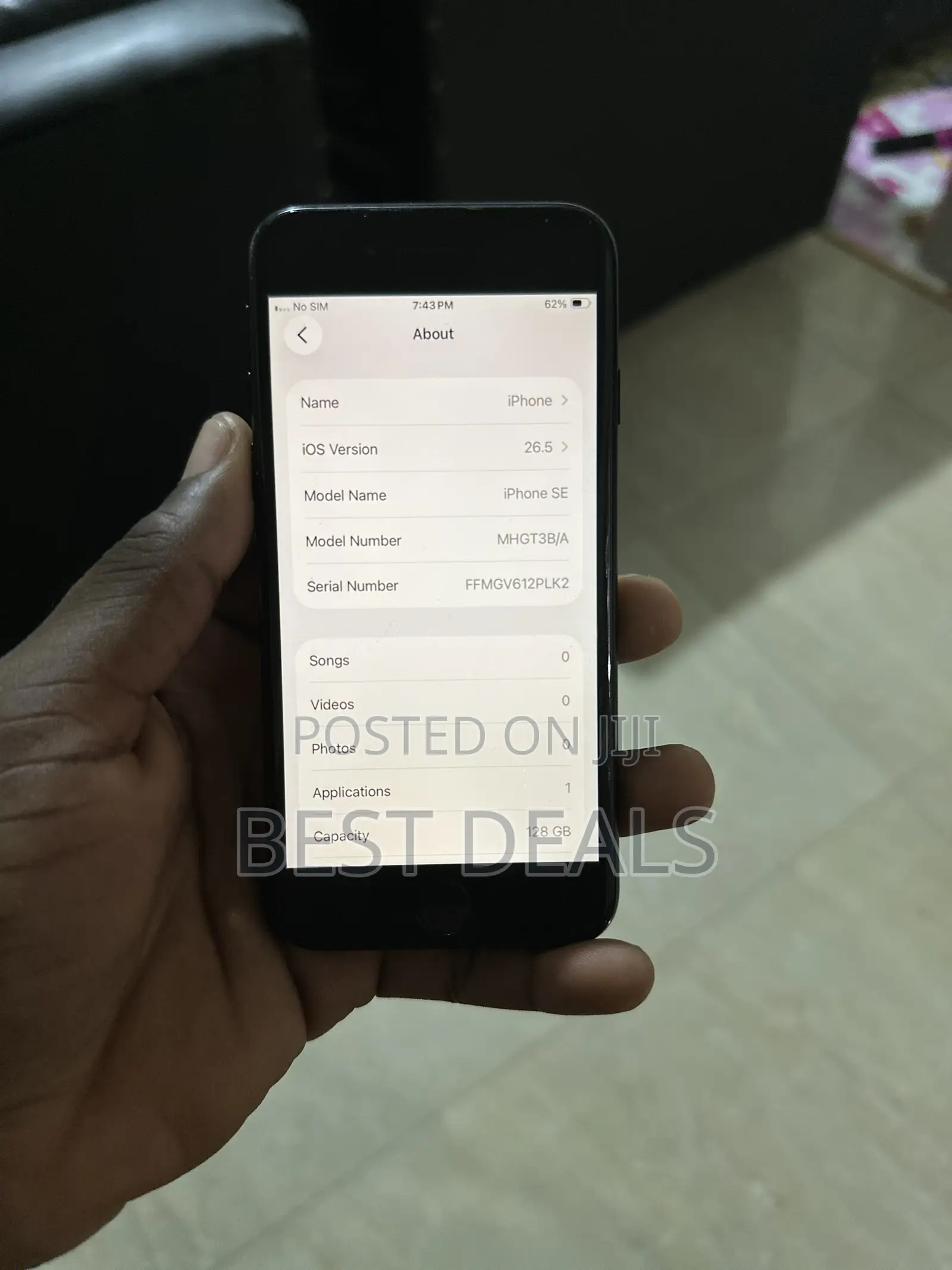 Apple iPhone SE (2020) 128 GB Black