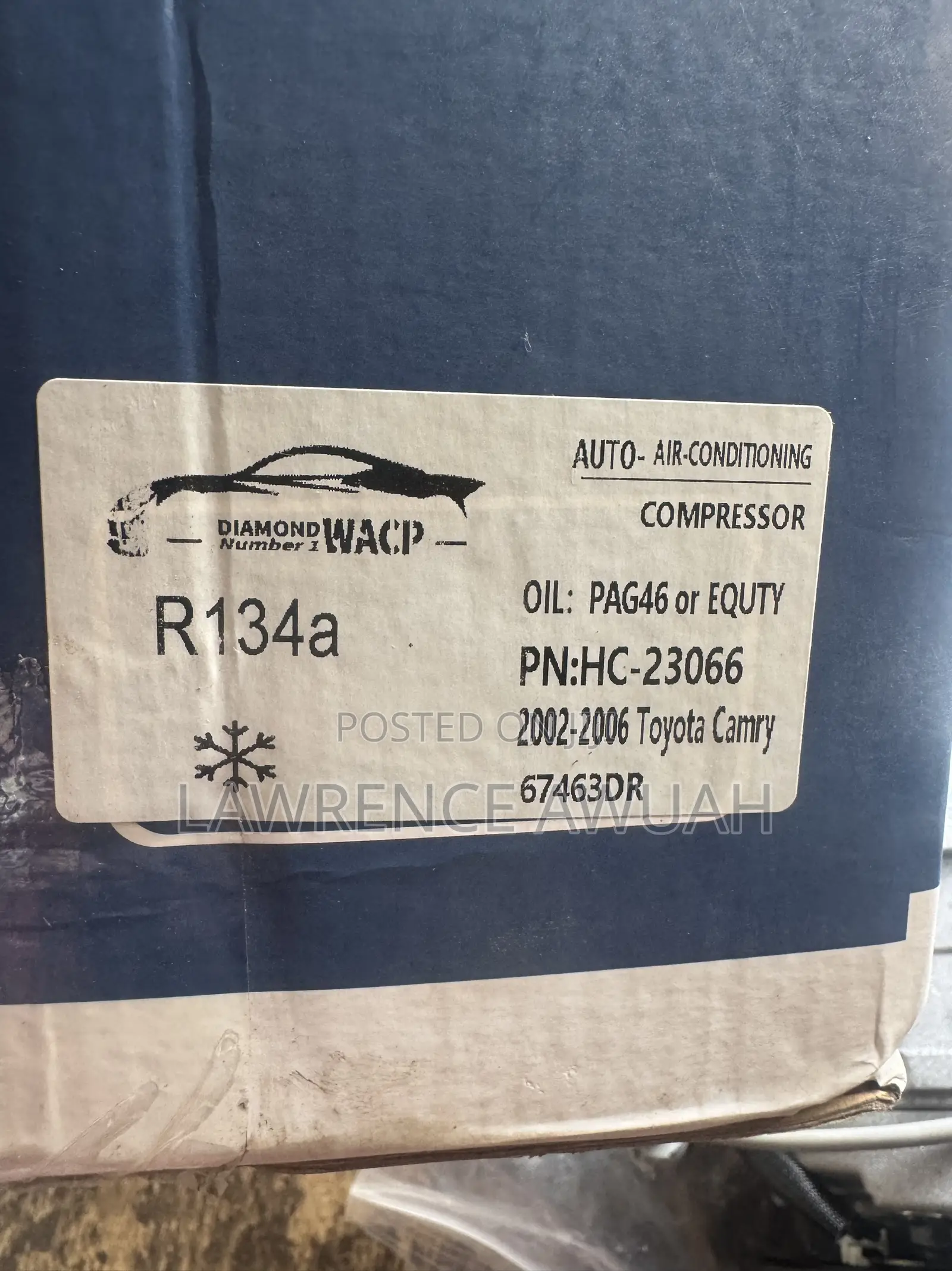 Toyota Highlander/ Toyota Camry Air Conditioning Compressor Available