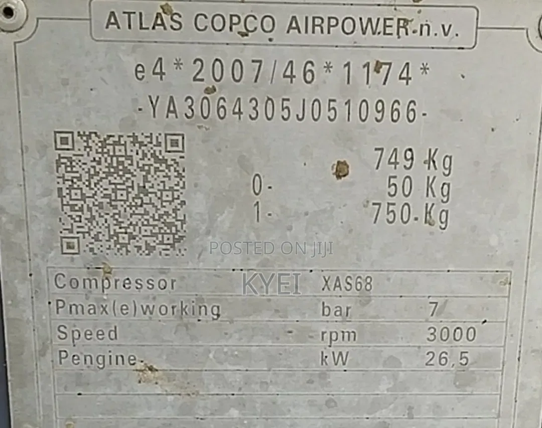 Atlas Copco Compressor for Sale