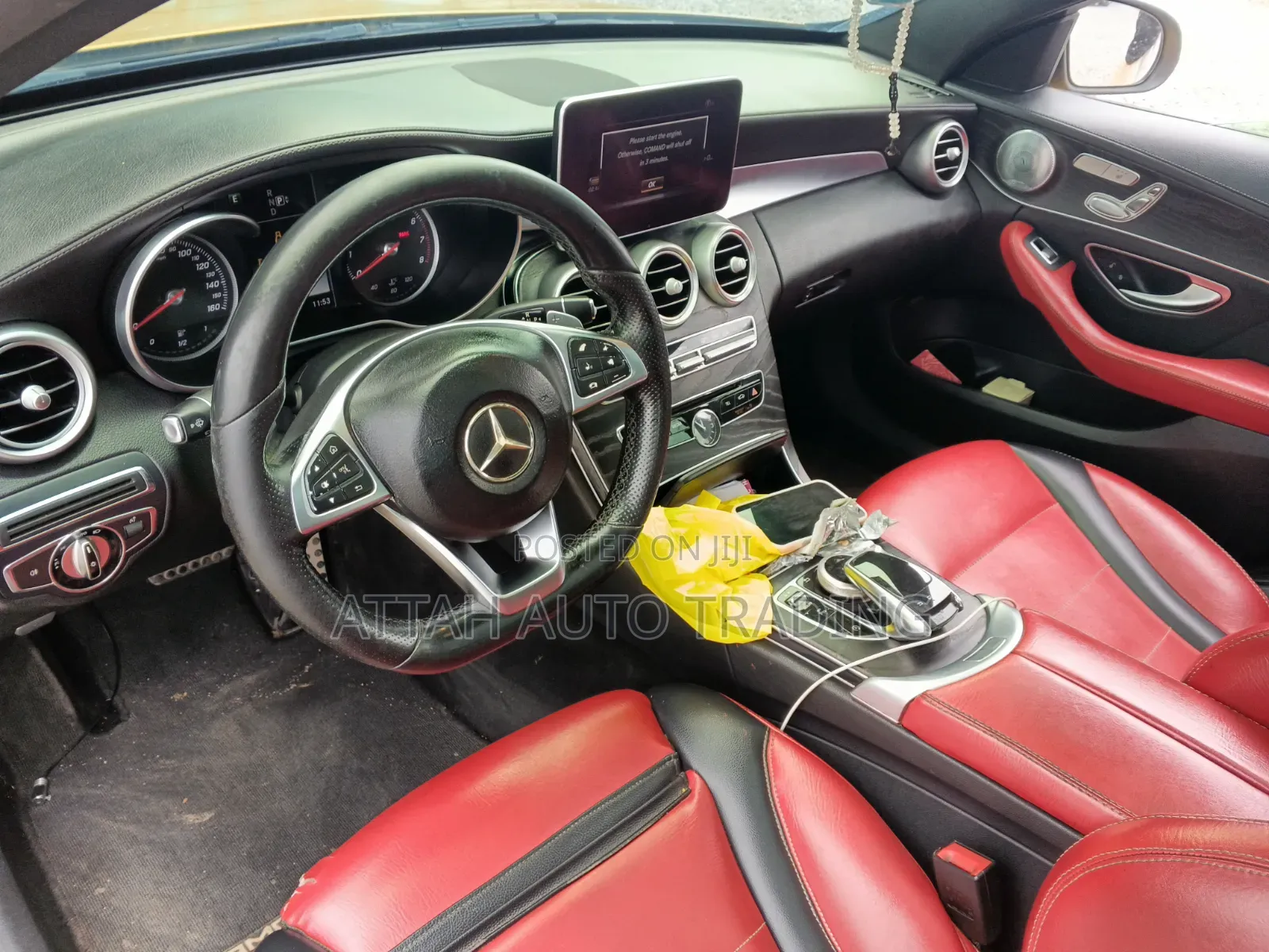 Mercedes-Benz C63 2013 Yellow