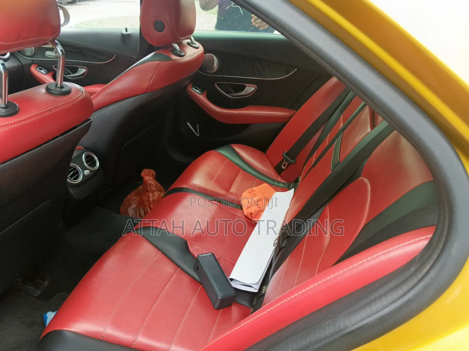 Mercedes-Benz C63 2013 Yellow