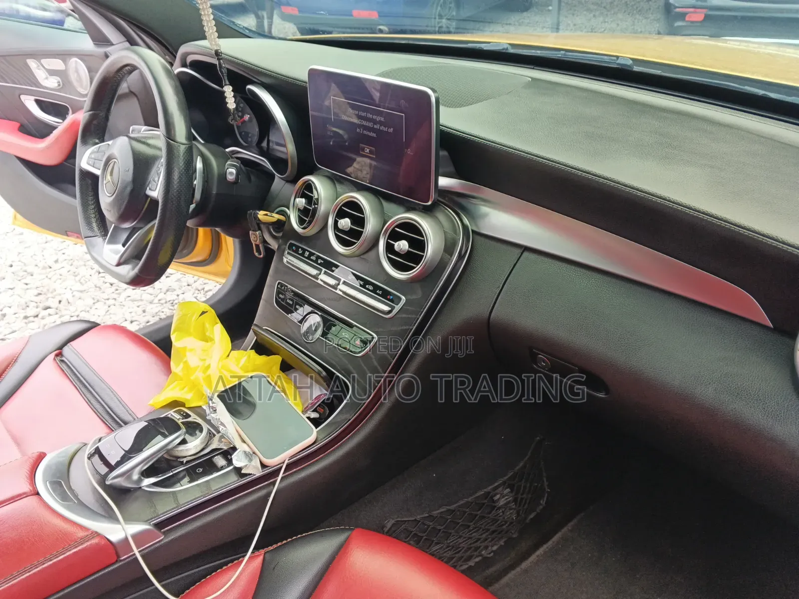 Mercedes-Benz C63 2013 Yellow