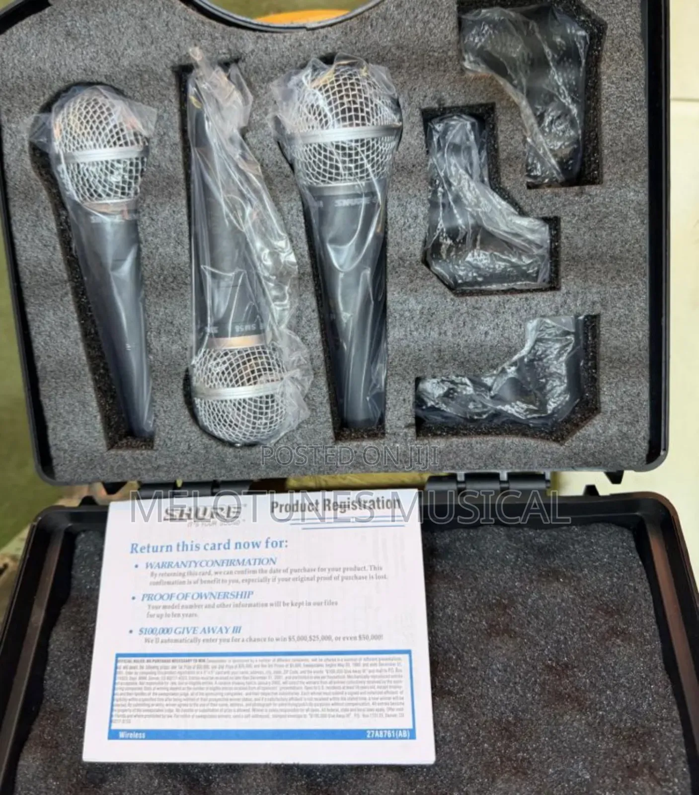 Shure SM58 3-Piece Wired Dynamic Vocal Microphone Set