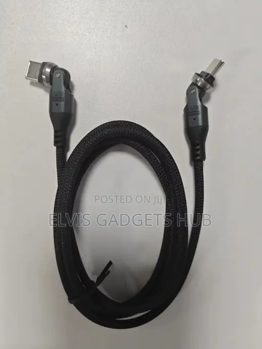 540° Rotating 240W Fast Charging Cord for iPhone17/16 Pro,Samsung S25