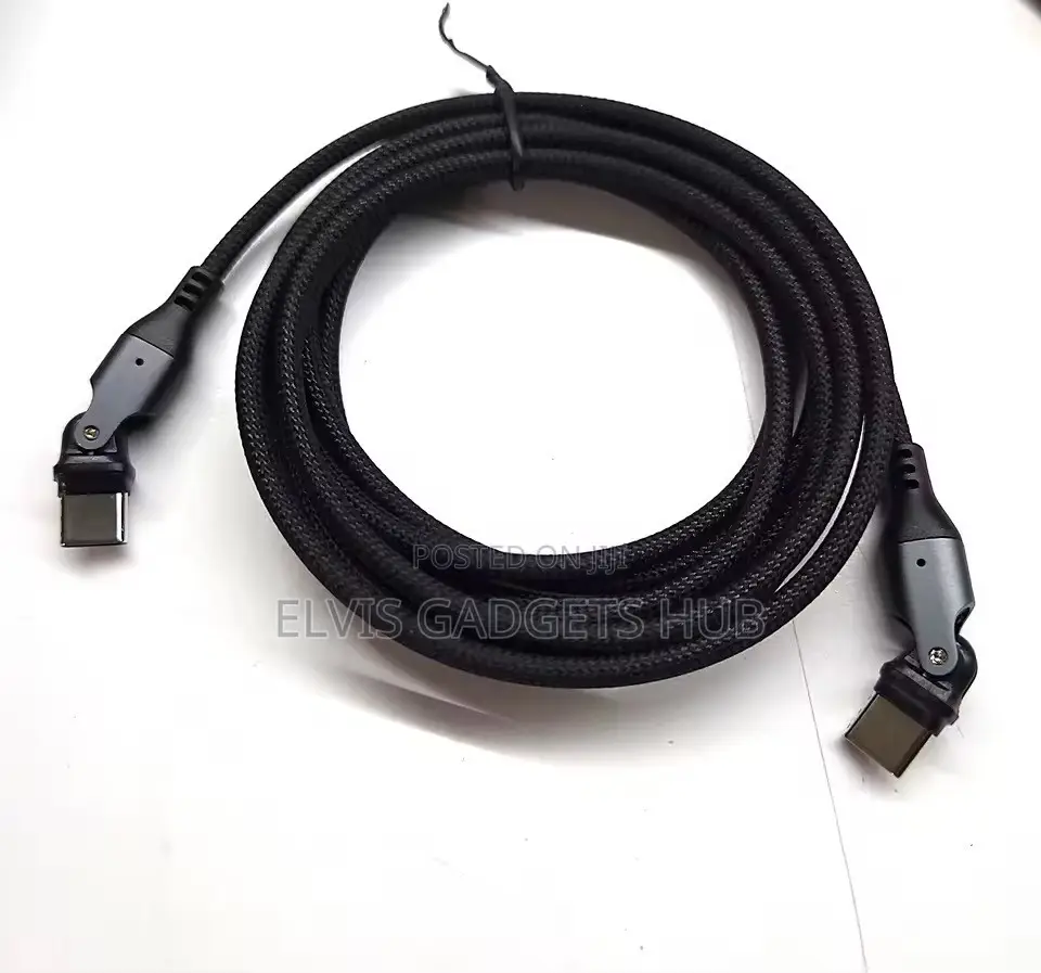 540° Rotating 240W Fast Charging Cord for iPhone17/16 Pro,Samsung S25