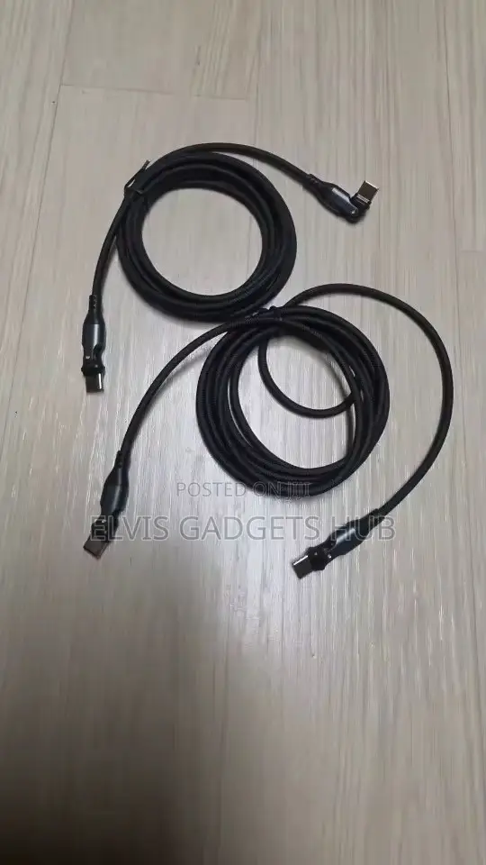 540° Rotating 240W Fast Charging Cord for iPhone17/16 Pro,Samsung S25