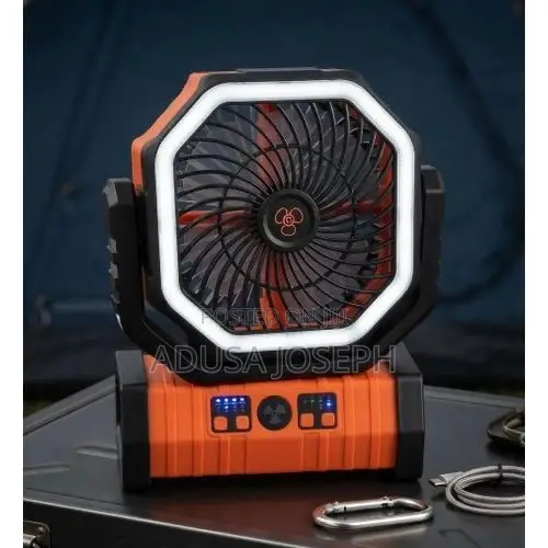 Chargeable Fan,Light and Power Bank