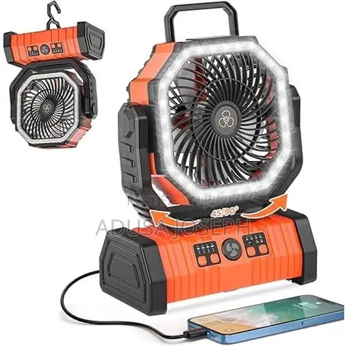Chargeable Fan,Light and Power Bank