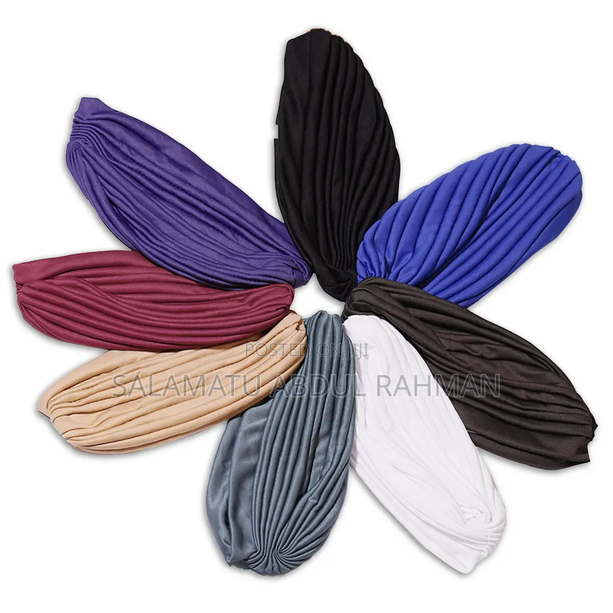 A Standard Pre-Tied Pleat Turban Cap