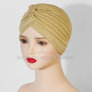 A Standard Pre-Tied Pleat Turban Cap