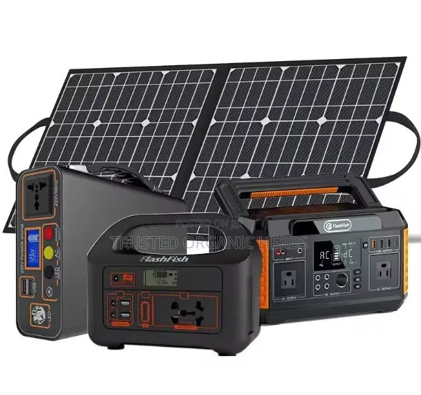 Portable Power Station With Solar Panel ( High Quality)