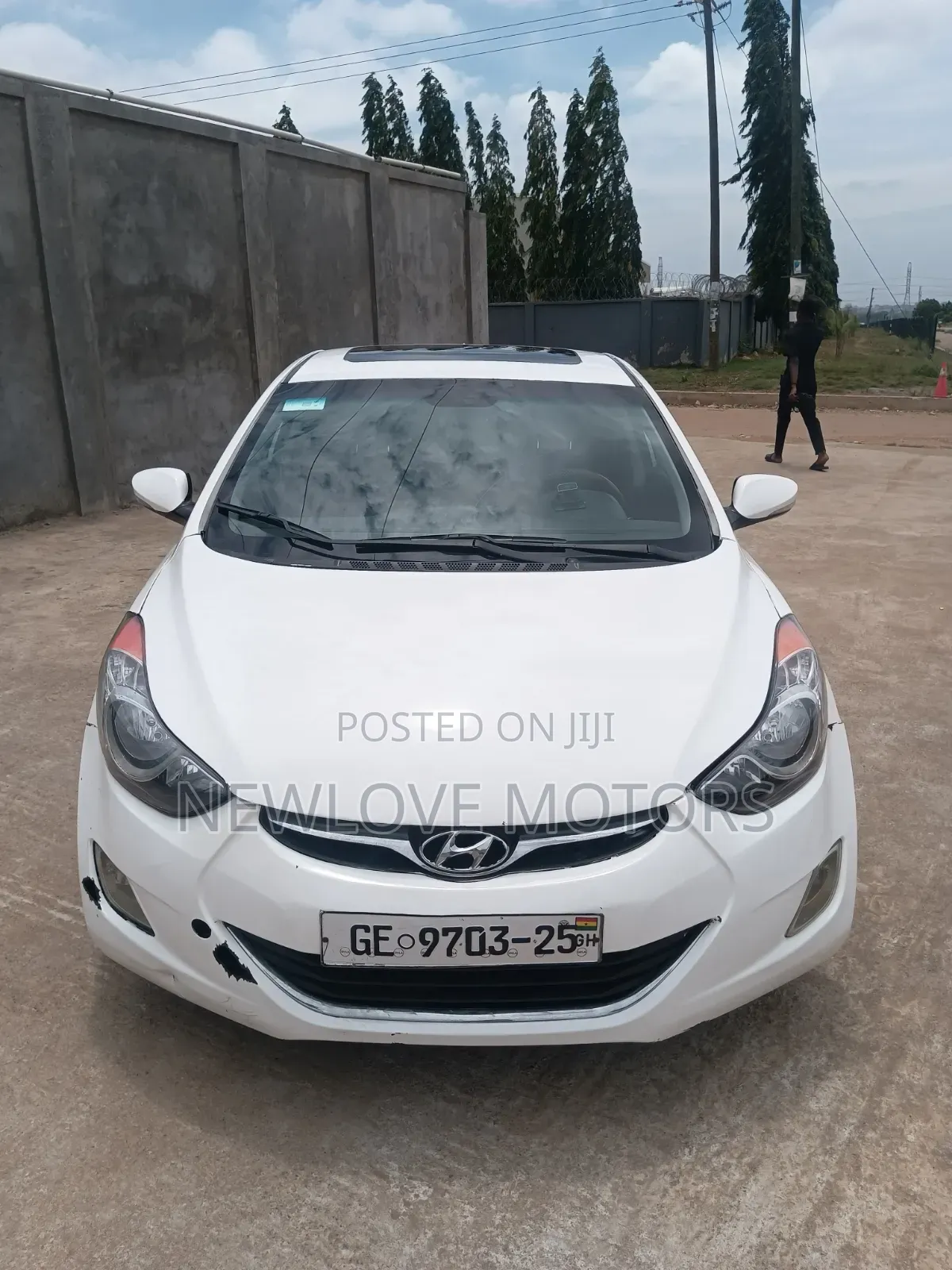 Hyundai Elantra Limited Sedan FWD (1.8L 4cyl 6A) 2013 White