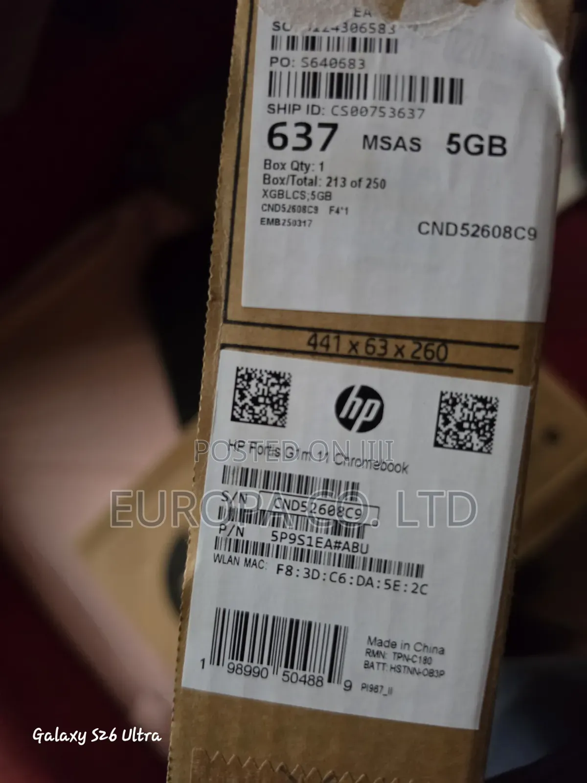 New Laptop HP Chromebook 11 4GB Intel eMMC 60GB