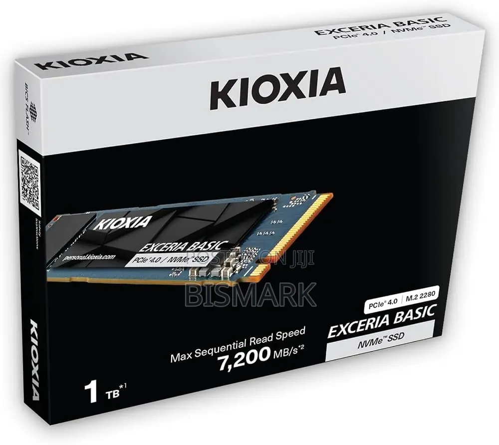 KIOXIA EXCERIA BASIC – 1TB M.2 2280 NVMe SSD – PCIe 4.0,