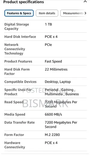 KIOXIA EXCERIA BASIC – 1TB M.2 2280 NVMe SSD – PCIe 4.0,
