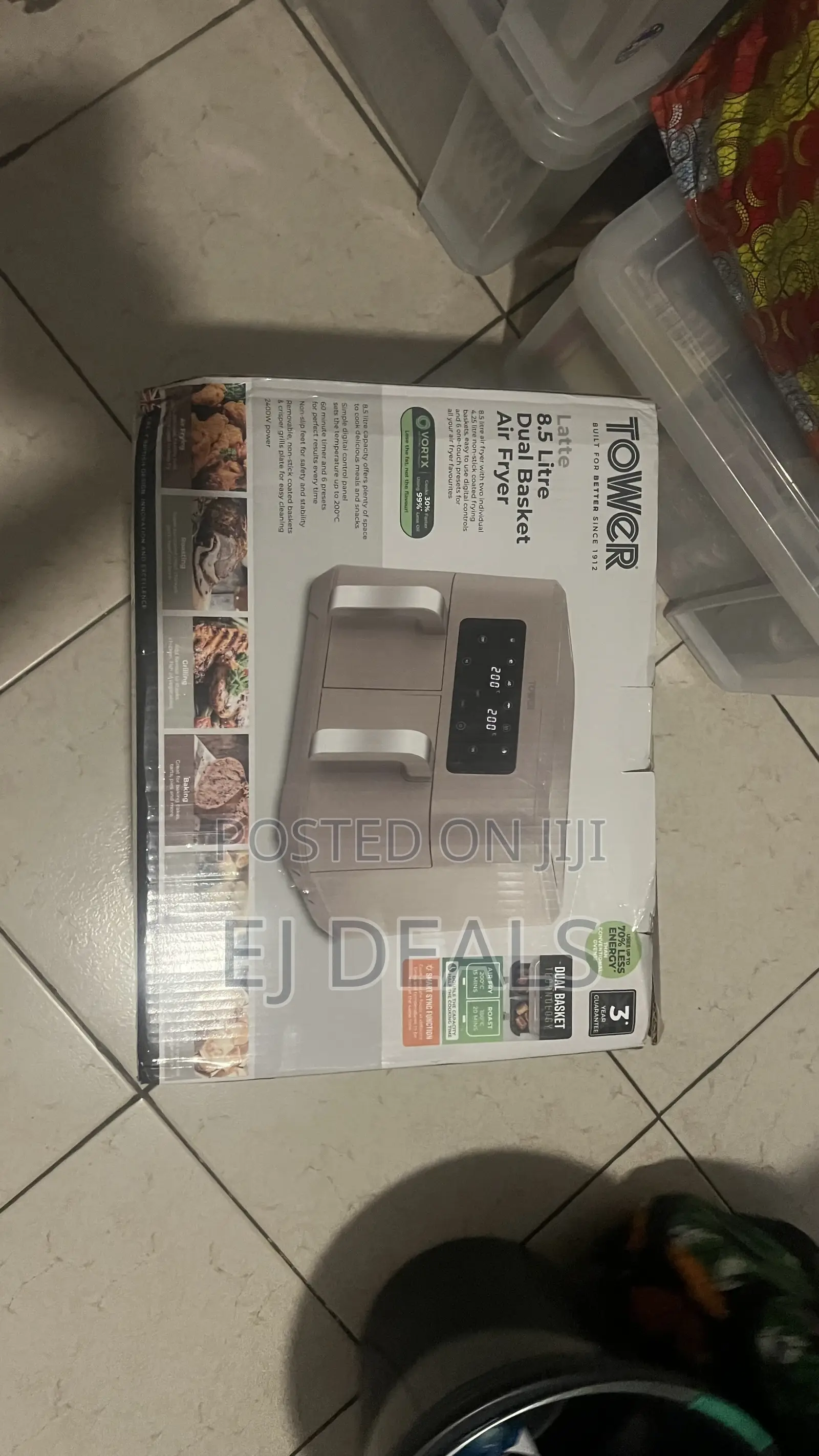 Air Fryer Dual Basket 8.5 Liters 2,400W