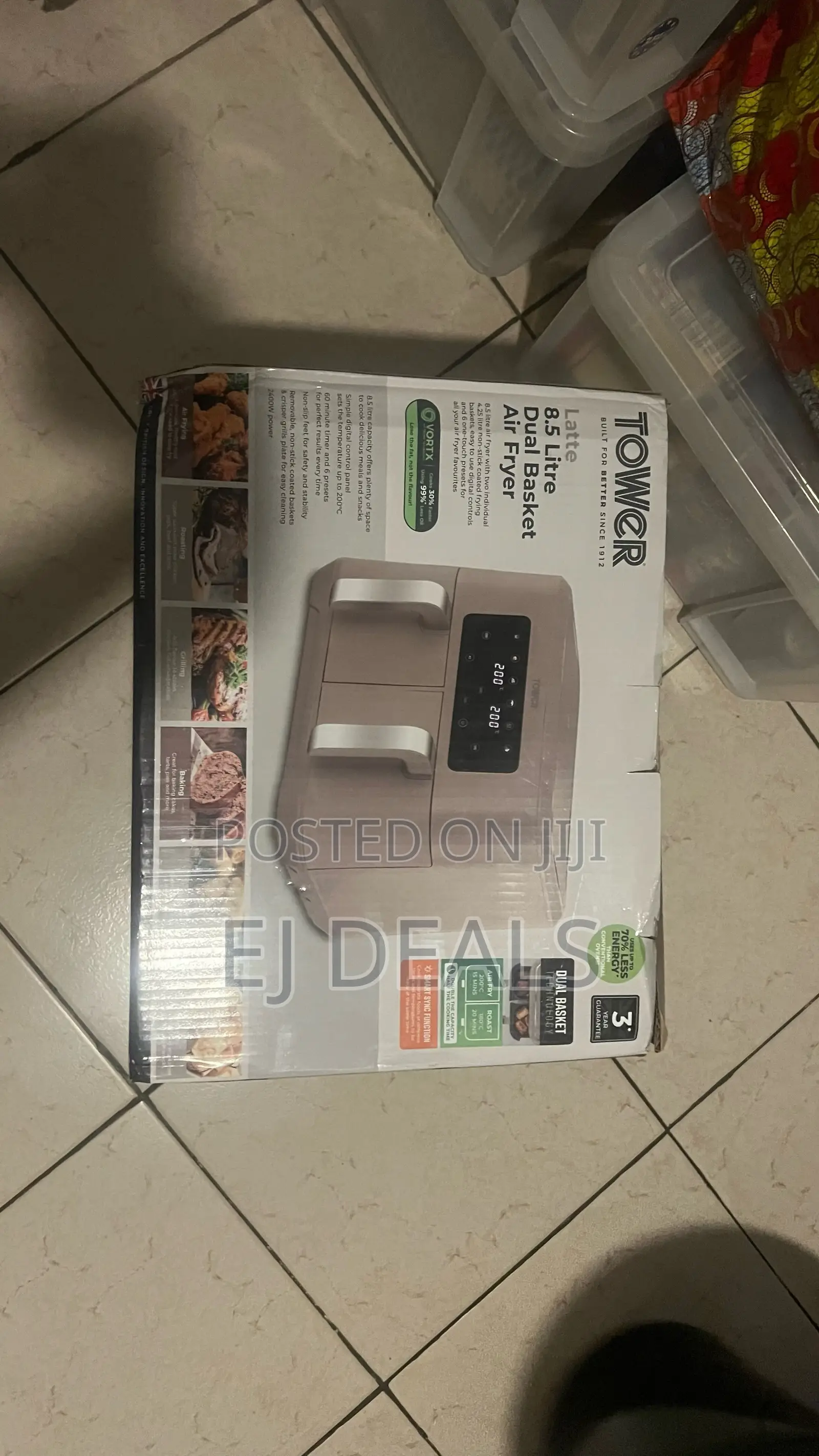 Air Fryer Dual Basket 8.5 Liters 2,400W
