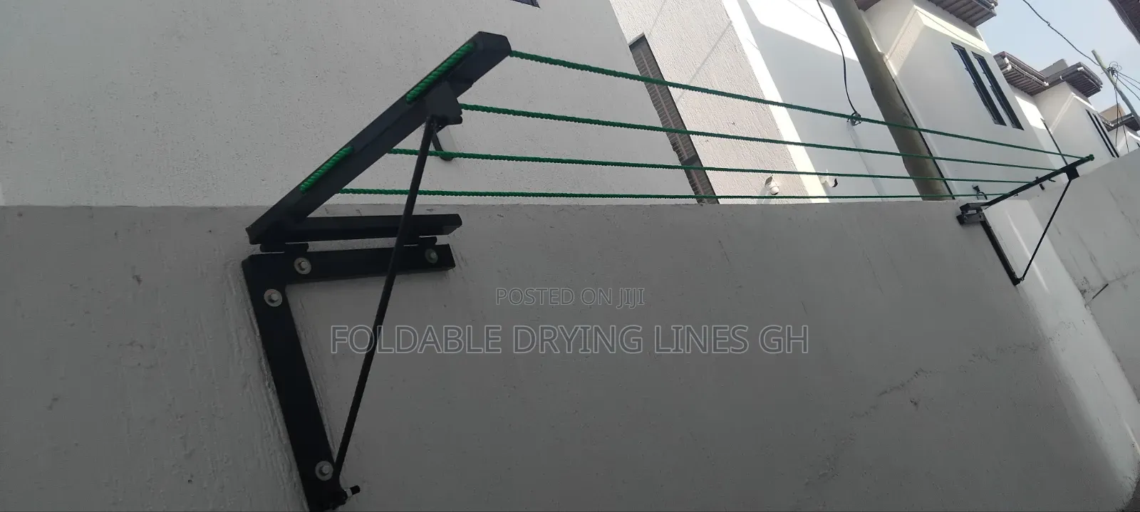 4 Ropes 2 Support Extended Arm Drying Line