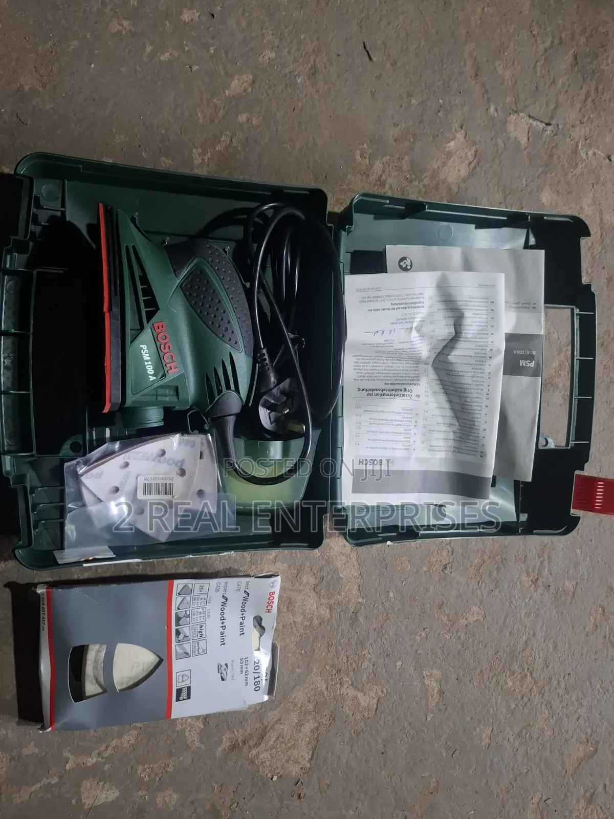 Bosch PSM 100 a 100W Corded Palm Multi Sander With Case