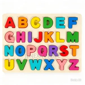Wooden Alphabet Puzzle Board for Kids