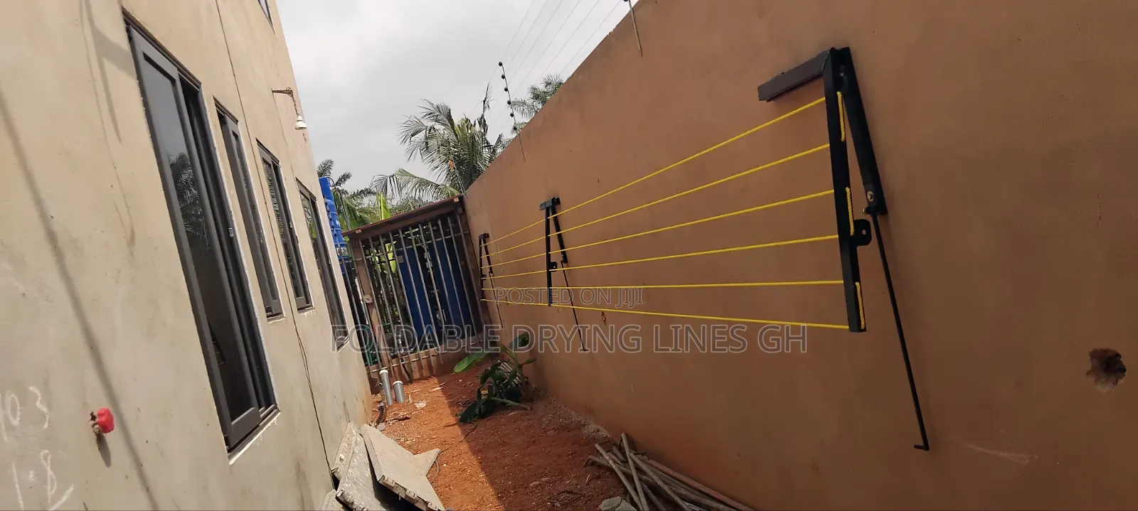 6 Ropes 3 Support Extended Arm Foldable Drying Line