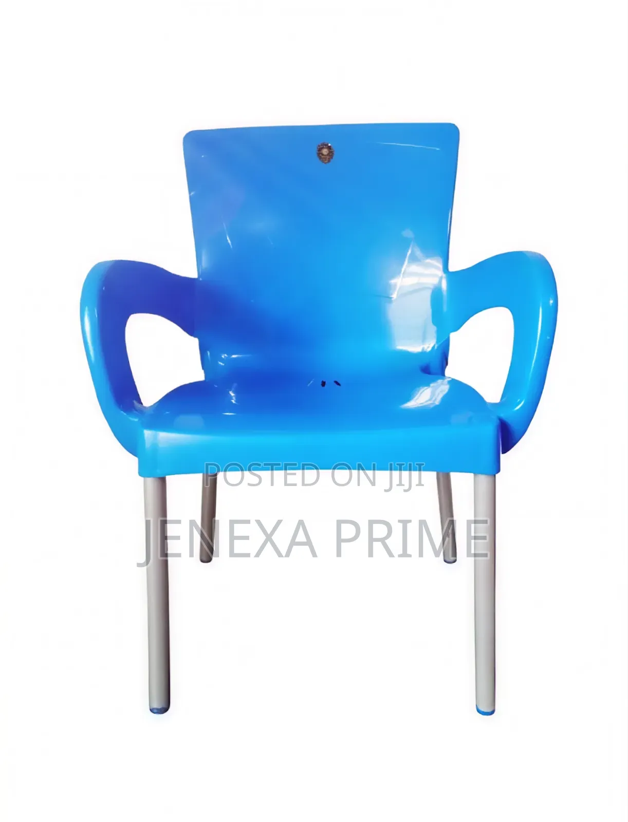 Durable Kids Plastic Chairs With Metallic Legs