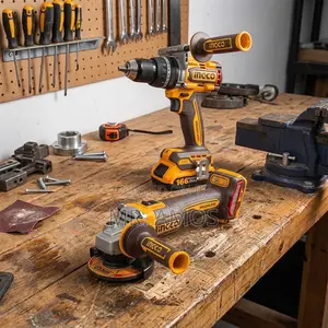 166Nm Cordless Drill and 115mm 1200W Angle Grinder Combo - COSLI260583