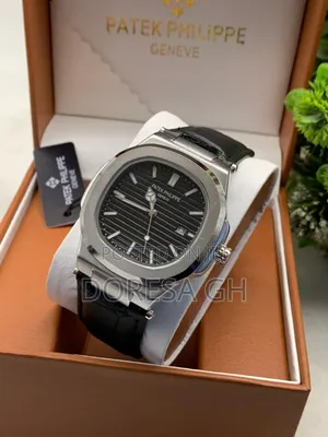 Patek Leather Watch for Men – Classic Everyday Wristwatch