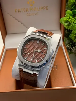 Patek Leather Watch for Men – Classic Everyday Wristwatch