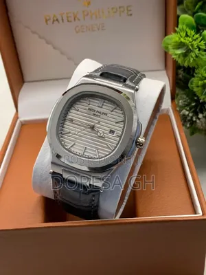 Patek Leather Watch for Men – Classic Everyday Wristwatch