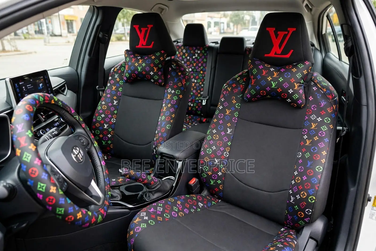 Luxury LV Design Full Seat Seat Cover Set
