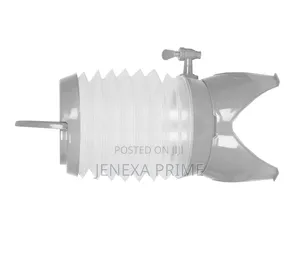 Collapsible Plastic Beverage Dispenser - White and Orange
