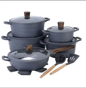 DONNOR 15pcs Nonstick Casserole Set With Fry Pan