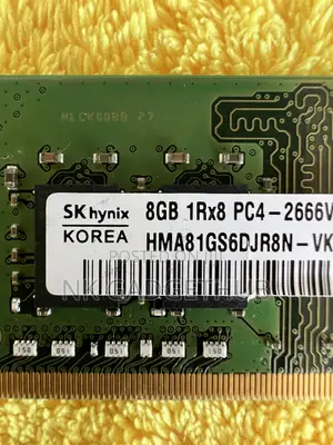 SK Hynix 8gb 1rx8 Pc4-2666v-Sa2-11 Laptop Ram / HMA81GS6CJR8N-VK