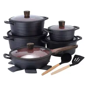 DONNOR Granite Pots Set - Induction Gas Compatible