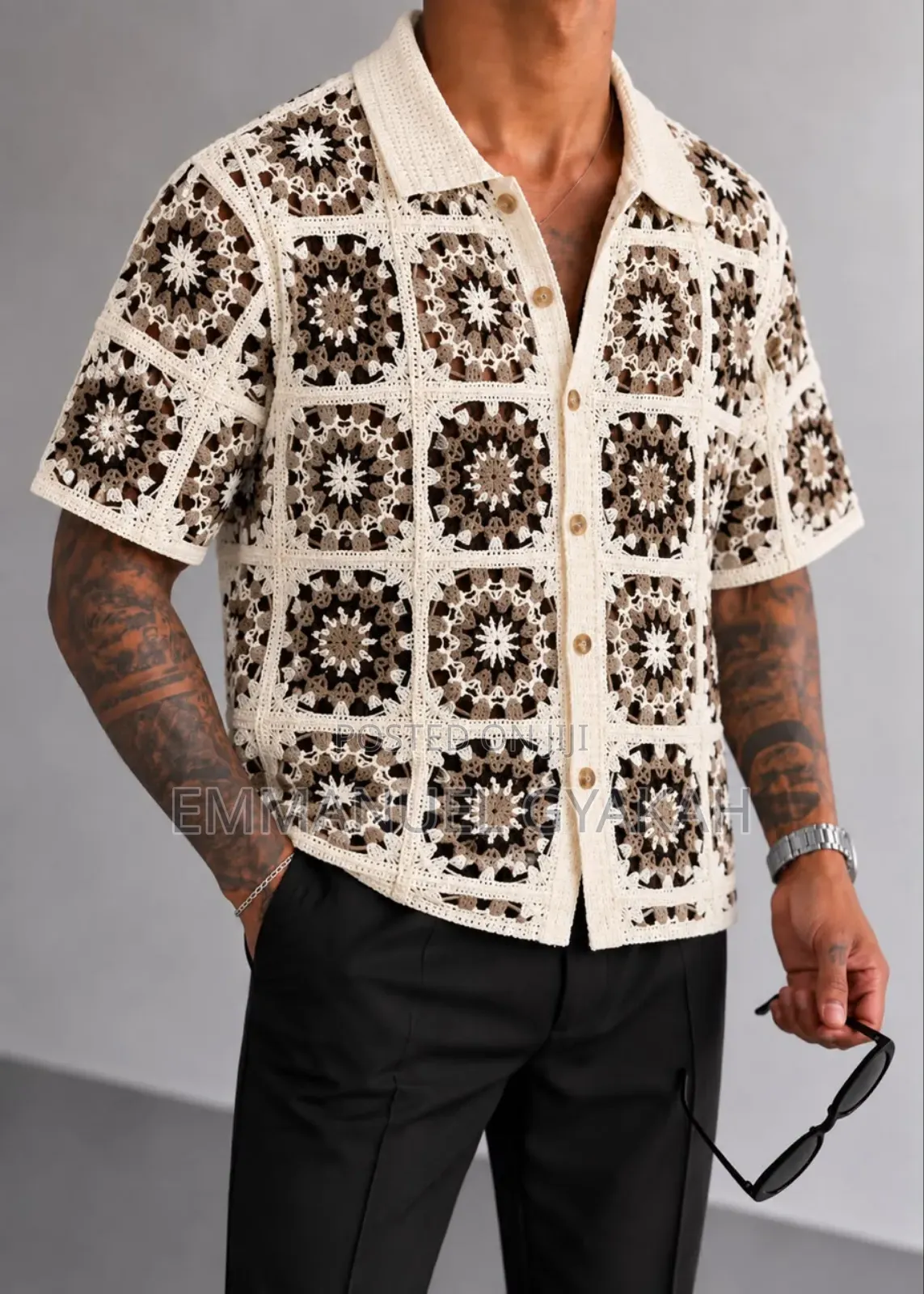 Classic Crochet Shirt