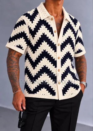 Classic Crochet Shirt
