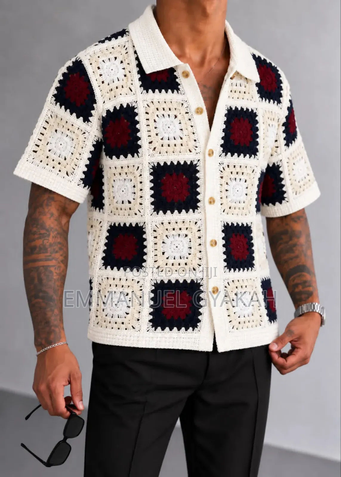 Classic Crochet Shirt