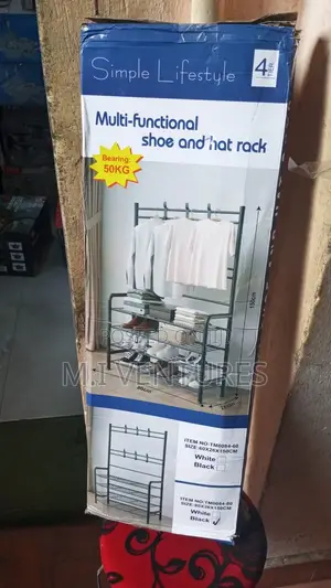 Multi-Purpose Clothes Shoe Organizer Rack