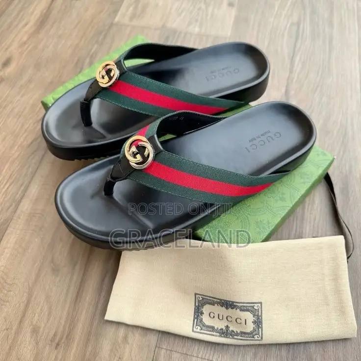 This Is Original Gucci Men Slippers Available