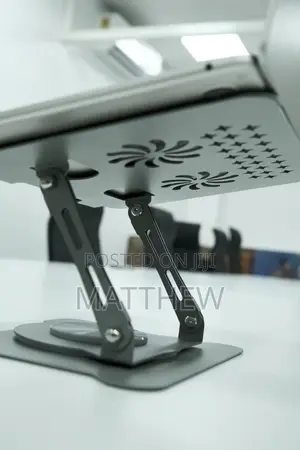 Non Rust Steel Laptop Stand No Cooling Fan
