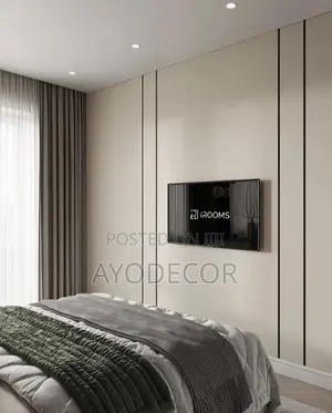 Turkish Bamboo Charcoal Board 4FT × 9.5FT Modern Wall Panel