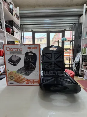 *Oarana 4-Slice Sandwich Maker LV-558 - 1400W*