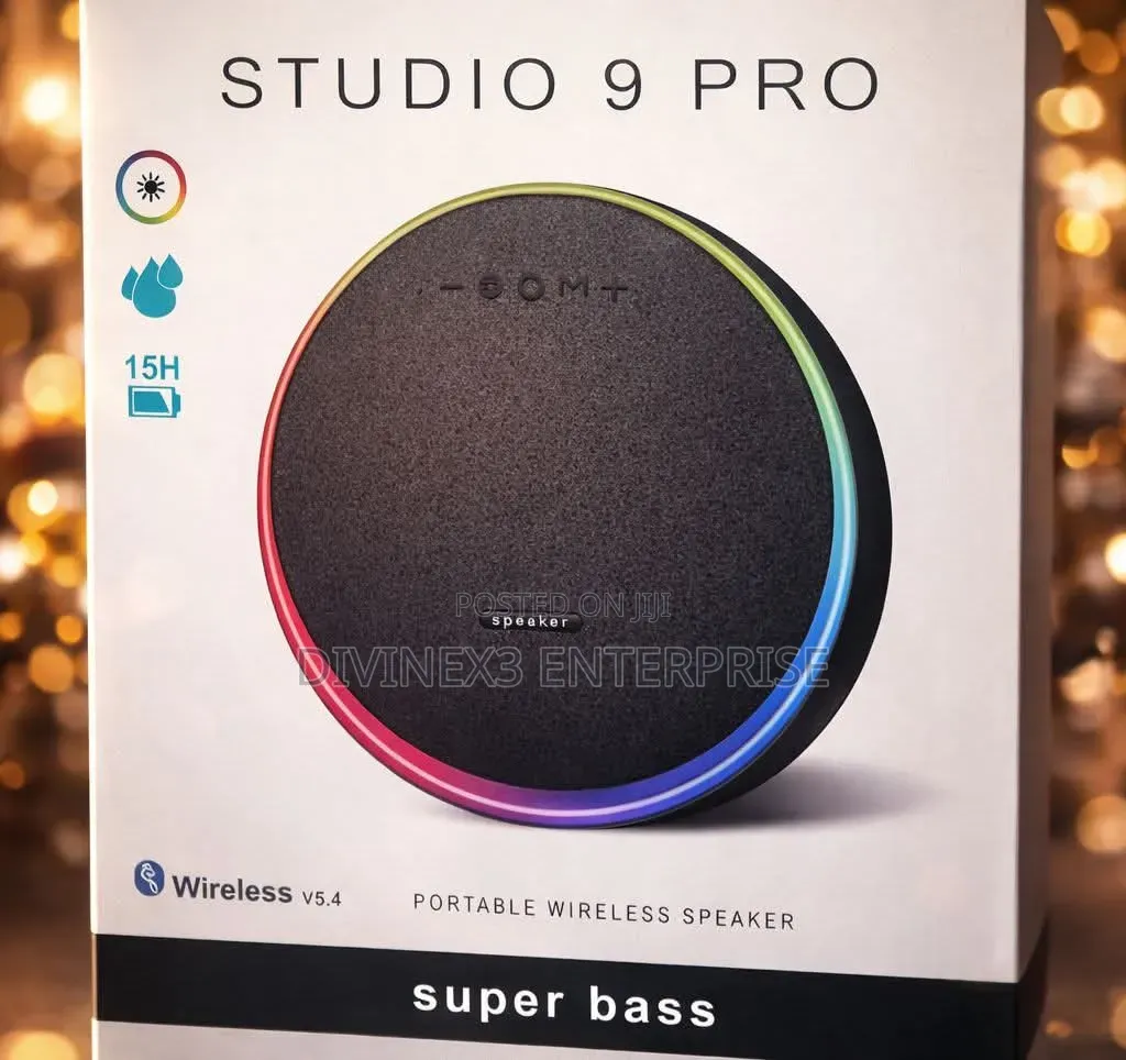 Studio 9 Pro Super Bass Bluetooth Speaker